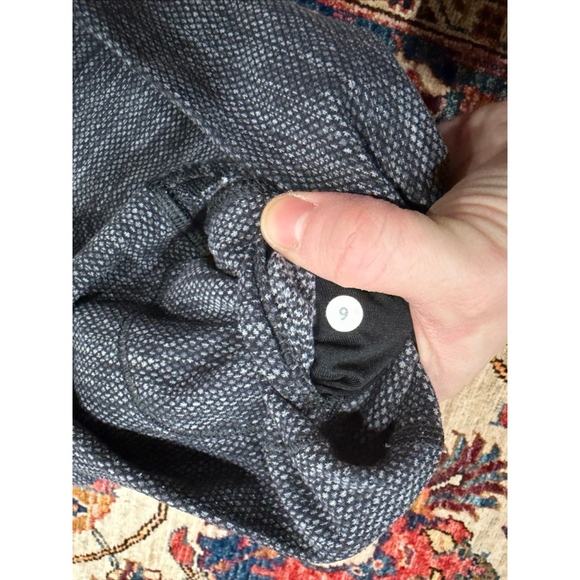 Lululemon Wunder Under High Rise Leggings Gray Texture Size 6 Full Length - Picture 5 of 7